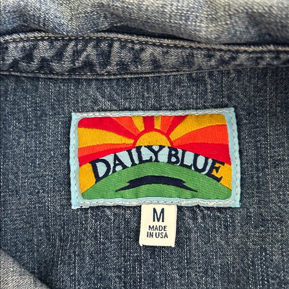 AG Daily Blue Denim Shirt - Picture 8 of 16